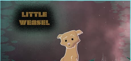 Little Weasel: A Charming Nighttime Pet-Checking Adventure
