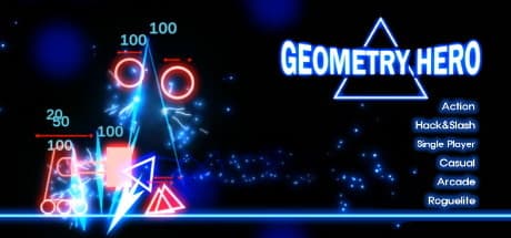 Geometry Hero: スピーディーな2Dハクスラアクション