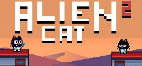 エイリアンキャット2 — ピクセル化されたパズルアドベンチャー