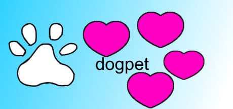 dogpet: 浮遊する草原で愛らしい犬たちと触れ合うシミュレーション
