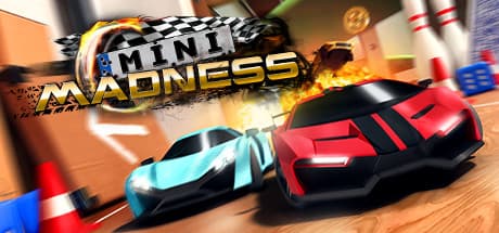Mini Madness: アクロバティックなミニカーレースで家の中を駆け巡ろう！