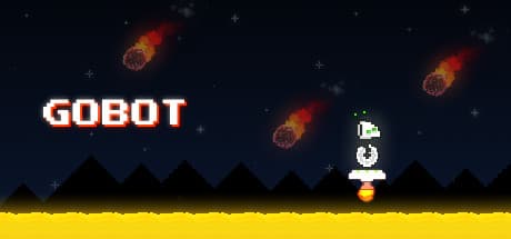 Gobot: 隕石を避けろ！エンドレス・プラットフォームサバイバル