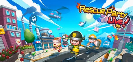 Rescue Party: Live!: 災害から人々を救う協力アドベンチャー