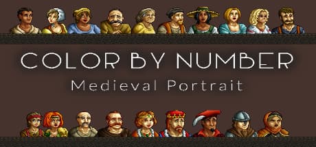 カラーバイナンバー - メディエバルポートレート：数字で描く中世の肖像画