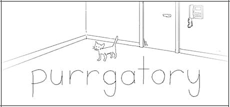 Purrgatory:あの世で過ごす、心温まるポイント&クリックビジュアルノベル