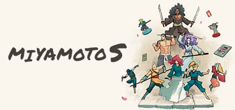 MIYAMOTO S：ミニチュアボード上の戦術的忍者デッキビルダー