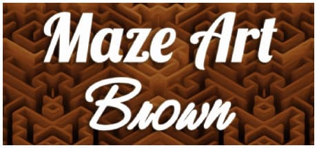 Maze Art: Brown — ミニマリストな迷路パズルアドベンチャー