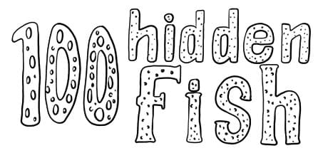 100 Hidden Fish: 海の中の白黒アドベンチャー