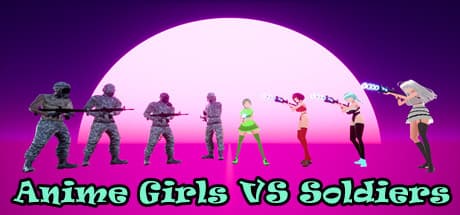 Anime Girls VS Soldiers: Third-Person Arena Shooter Mayhem