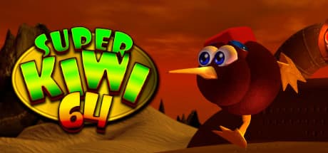 スーパーキウイ64:90年代風ローポリ3Dアクション