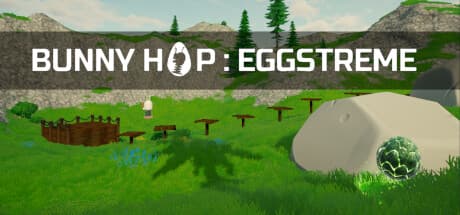 Bunny Hop : Eggstreme: バニーホップとパルクールで記録に挑戦する無料3Dプラットフォーマー