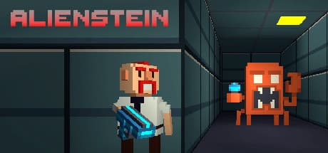 Alienstein: Retro FPS with Random Levels and Split-Screen Mayhem