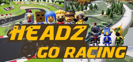 Headz Go Racing: カートゥーン調のレースとラリーで爽快ドライビング!