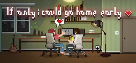 If Only I Could Go Home Early: A Pixel Art Puzzle Love Story