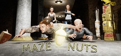 Maze Nuts:変化する迷宮で黄金のナッツを追いかけよう