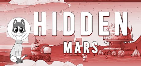 Hidden Mars：白黒アドベンチャーで宇宙猫を探そう