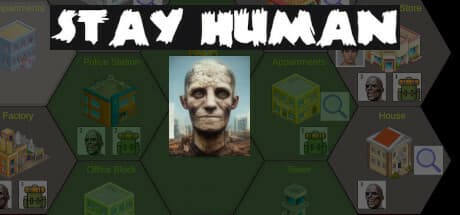 Stay Human — Hex-Based Zombie Survival Strategy