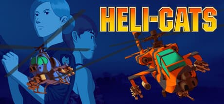 Heli-Cats:レトロアーケードヘリコプターアクション