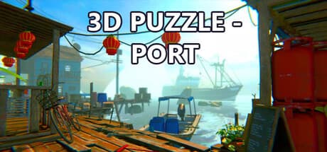 3D PUZZLE - PORT：美しい家をパーツごとに組み立てよう