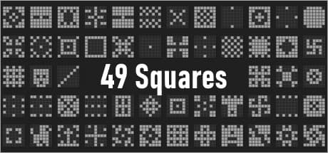 49 Squares: Minimalist Puzzle Game for Relaxing Achievement Hunting