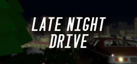Late Night Drive: 深夜の街を気ままにドライブ、仲間とリラックス。