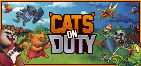 Cats on Duty：ボクセル猫がリアルタイムストラテジーとタワーディフェンスで戦う、ユーモラスな防衛戦
