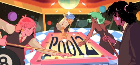 Pool 2: 混沌とした4人対戦ビリヤードアクション