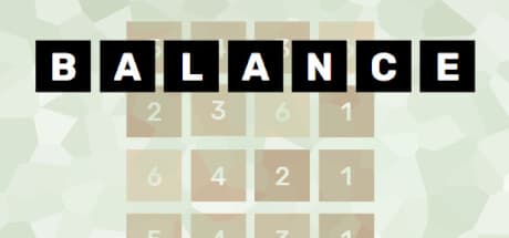 Balance: 数字パズルで思考力を研ぎ澄ます
