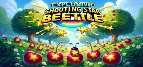 EXPLOSIVE SHOOTING STAR BEETLE：レトロ弾幕シューターで爆発連鎖を目指せ！