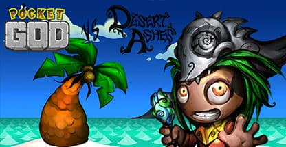 Pocket God vs Desert Ashes：ピグミー対ランディアン！