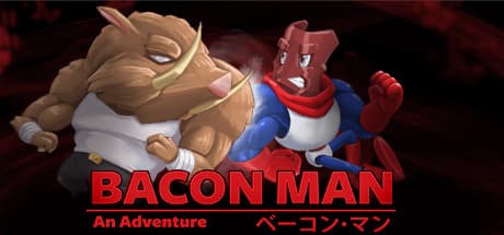 Bacon Man: An Adventure – 肉の玉座を取り戻すための冒険！