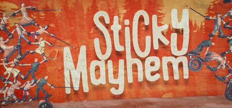 Sticky Mayhem：人間タワーを築き、物理演算バトルを繰り広げろ！