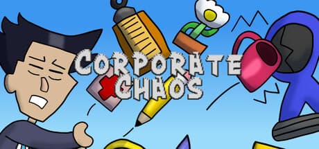 Corporate Chaos: ロボット化した同僚と戦うオフィス弾幕シューター