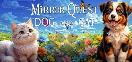 Mirror Quest Dog and Cat: Find Differences with Adorable Pets