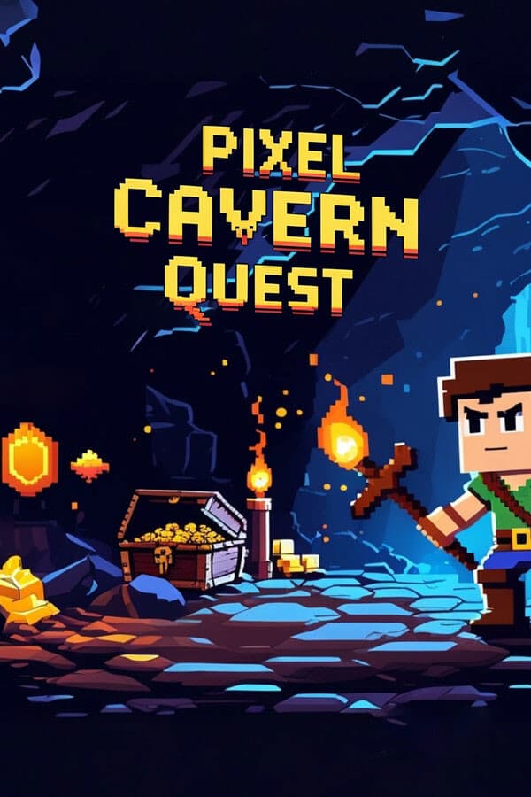 Pixel Cavern Quest:ピクセルアートの謎解き冒険