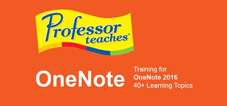 Professor Teaches OneNote 2016:デジタルノート術をマスターする
