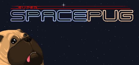 Super Space Pug:Digital Dawn Studios開発の横スクロール・弾幕タイトル