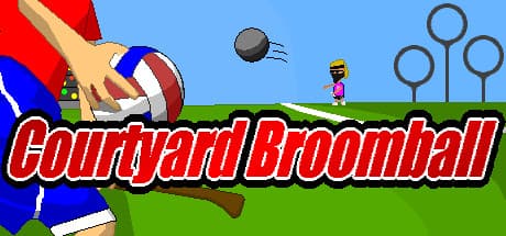 Courtyard Broomball: Retro Sports Parody with Global Teams