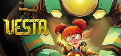 Vesta: 荒廃した地下迷宮を探索する少女