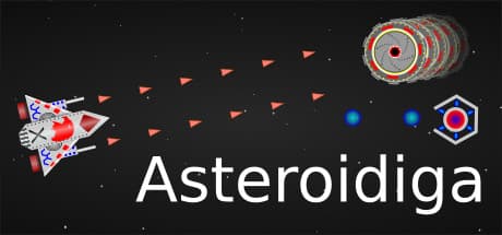 Asteroidiga：物理演算ベースの弾幕アクション