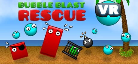 バブルブラスト・レスキューVR：島の人質を救うため、バブルを投げつけろ！