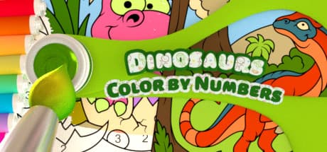 Color by Numbers - Dinosaurs:Kedronic UAB開発のインディー・カジュアルタイトル