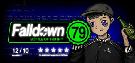 Falldown 79: Bottle of Truth - A Comedic Russian Visual Novel Adventure