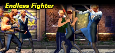 Endless Fighter:学習モード搭載のベルトスクロールアクション