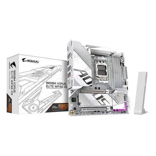 Gigabyte B850M AORUS ELITE WIFI6E ICE