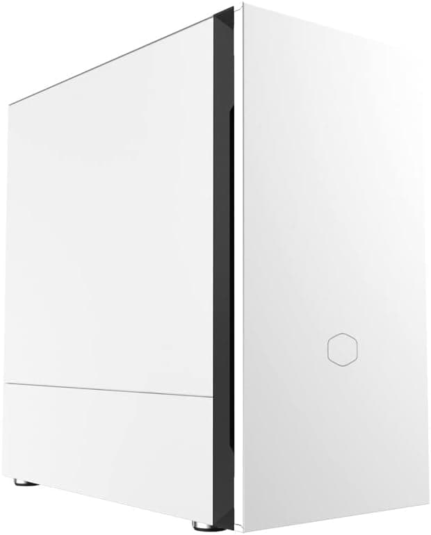 Cooler Master 静音性重視のPCケースホワイトモデル 防音仕様のスチール左サイドパネル搭載 [ Silencio S400 White Steel ]