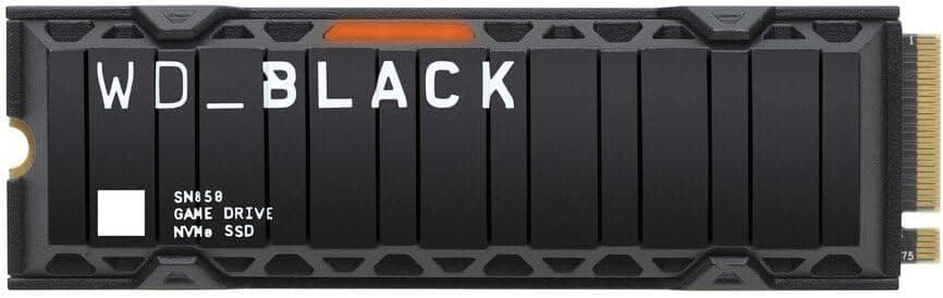 WD BLACK SN850 NVMe SSD HS 2TB付き