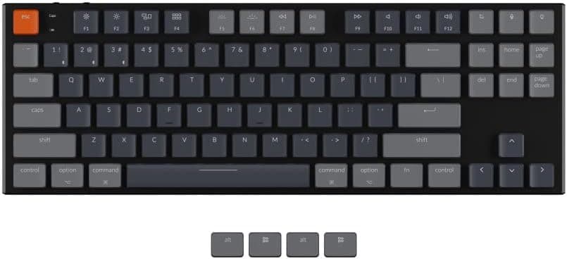 【国内正規品】Keychron K1 Version5 ワイヤレス・メカニカルキーボード(テンキーレス)