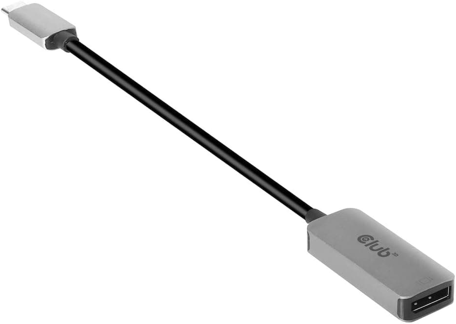 Club 3D USB Type C to DisplayPort 1.4 8K 60Hz DSC1.2 HDR HBR3 Active Adapter アクティブ アダプタ (CAC-1567)