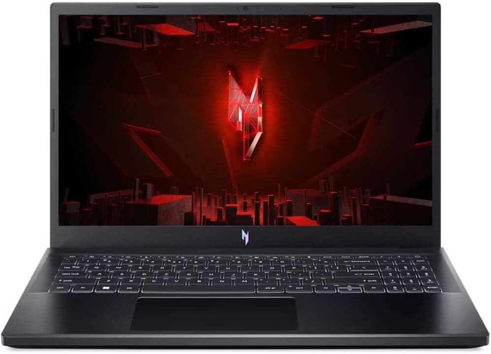 Acer Nitro V 15 15.6インチ FHD 144Hz ゲーミングノートパソコン Intel Core i5-13420H 16GB RAM 512GB NVIDIA GeForce 4050 6GB オブシディアンブラック。